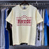 Rhude T-shirts Red Polka Dot Printed Cotton Casual Short Sleeve Men and Women