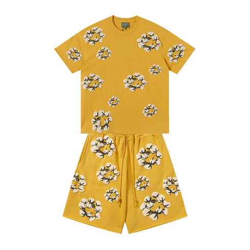 Denim Tears T-shirt & Shorts 2 Piece Set