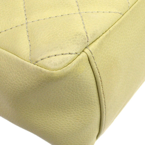 Petite Shopping Tote Quilted Caviar