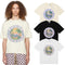 Rhude T-shirts Lake Coconut Landscape Print Cotton Casual Short Sleeve Men and Women