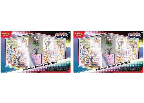 Pokémon Scarlet & Violet Prismatic Evolution Premium Figure Collection Box 2x Lot