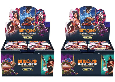 Origins Riftbound League of Legends Booster Box 2x Lot