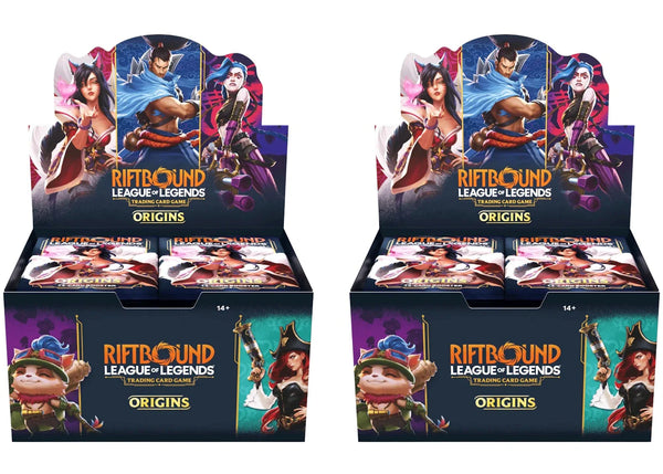 Origins Riftbound League of Legends Booster Box 2x Lot