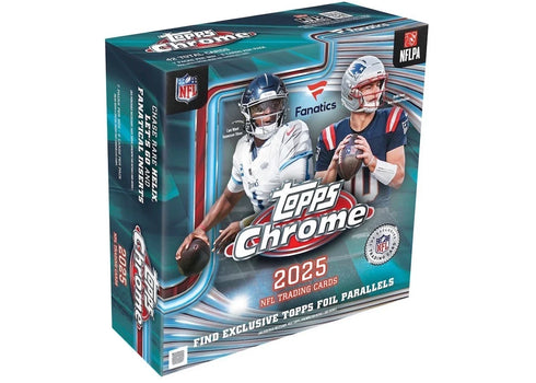 2025 Topps Chrome Football Fanatics Exclusive Mega Box