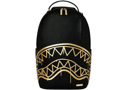 Sprayground Gold Fang Backpack Black/Gold