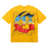 Godspeed T-shirts Beach Skull Surfboard Print Cotton Casual Short Sleeve Men and Women