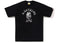 BAPE Heather Gray Camo College Tee Black