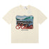 Rhude T-shirts Lake Como Lakeside Town Printed Cotton Casual Short Sleeves Men and Women