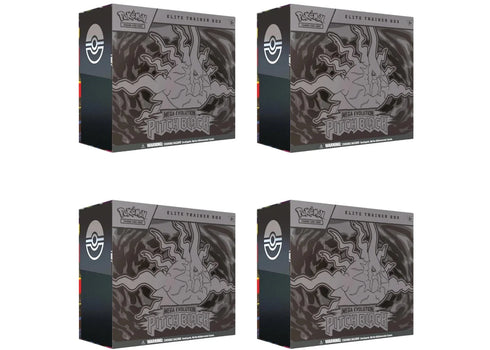 2026 Pokémon Mega Evolution Pitch Black Pokemon Center Elite Trainer Box 4x Lot