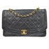 Vintage Diana Flap Bag Quilted Lambskin Medium