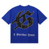 Godspeed T-shirts Skull Landscape Printing Cotton Casual Short Sleeves Men and Women