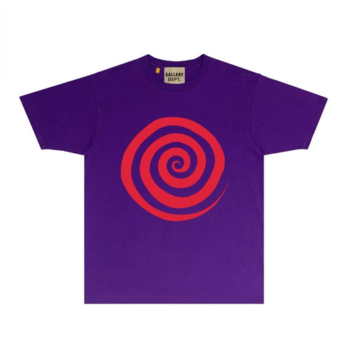 Gallery Dept T Shirt Retro Printed Loose Short-Sleeved Shirt