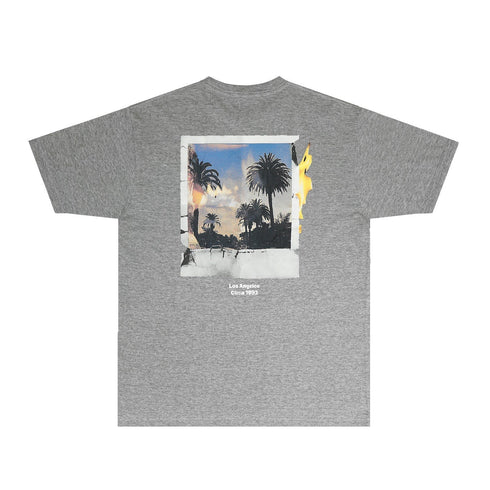 Gallery Dept T Shirt Retro Printed Loose Short-Sleeved Shirt