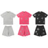Denim Tears T-shirt & Shorts 2 Piece Set Rhinestones