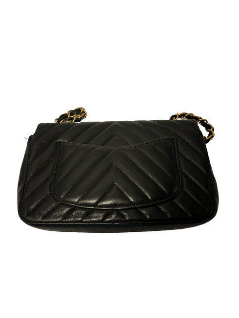 Classic Single Flap Bag Chevron Lambskin Mini