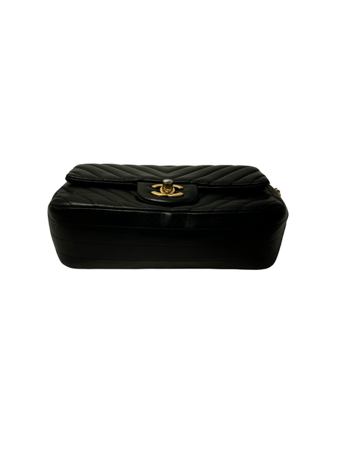 Classic Single Flap Bag Chevron Lambskin Mini