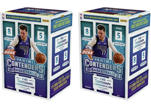 2020-21 Panini Contenders Basketball Blaster Box 2x Lot