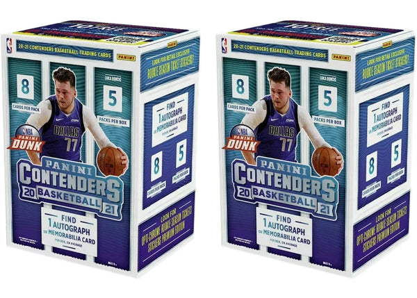 2020-21 Panini Contenders Basketball Blaster Box 2x Lot