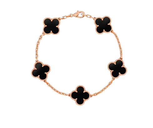 Clover Motif Alhambra Bracelet - 18k Gold