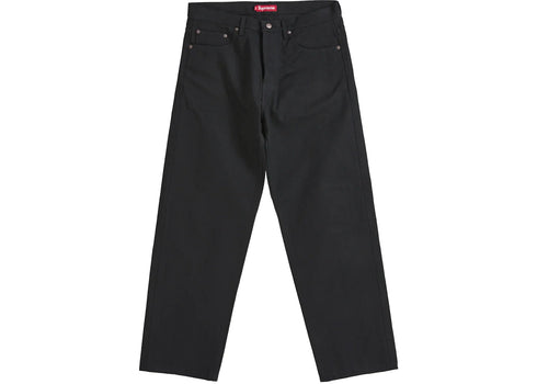 Supreme Rigid Loose Fit Selvedge Jean Rigid Black