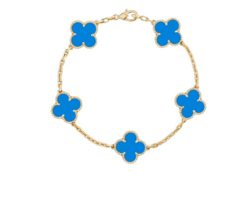 Clover Motif Alhambra Bracelet - 18k Gold
