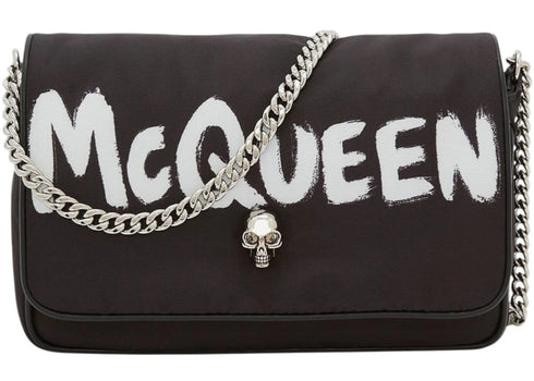 Alexander McQueen Small Skull Shoulder Bag Black