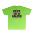 Gallery Dept T Shirt Retro Printed Loose Short-Sleeved Shirt