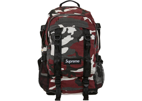 Supreme Logo Backpack (SS26) Red Camo
