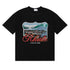 Rhude T-shirts Lake Como Lakeside Town Printed Cotton Casual Short Sleeves Men and Women