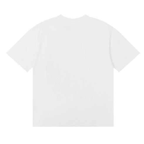 Rhude T-shirts Windowsill Seaview Printing Cotton Casual Short Sleeve Men and Women