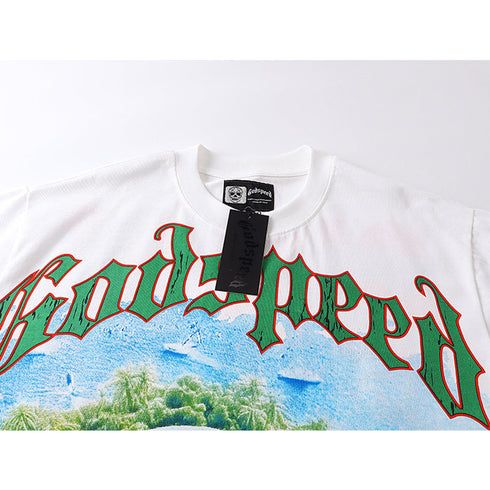 Godspeed T-shirts Retro Fantasy Pattern