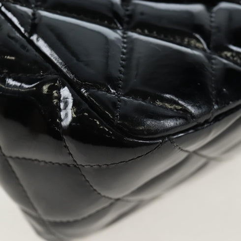 Classic Double Flap Bag Quilted Patent Jumbo