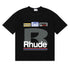 Rhude T-shirts Petrol Patch Racing Motor Cotton Casual Short Sleeve Men and Women