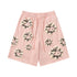 Denim Tears Shorts Yellow floral cotton