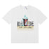 Rhude T-shirts Coconut Sunset Sailing Printing Cotton Casual Loose Short Sleeve Men and Women