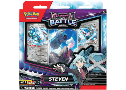 2025 Pokémon Scarlet & Violet Destined Rivals Steven Rival Battle Deck