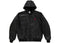 Supreme Jordan Hooded Leather Jacket (SS26) Black