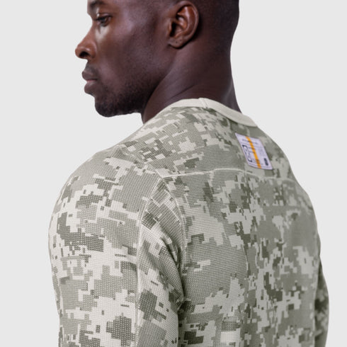 1112. Tech-Waffle™ Longsleeve - Digital Camo