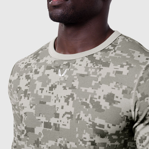 1112. Tech-Waffle™ Longsleeve - Digital Camo