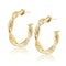 Casablanca Gold Hoop Earrings