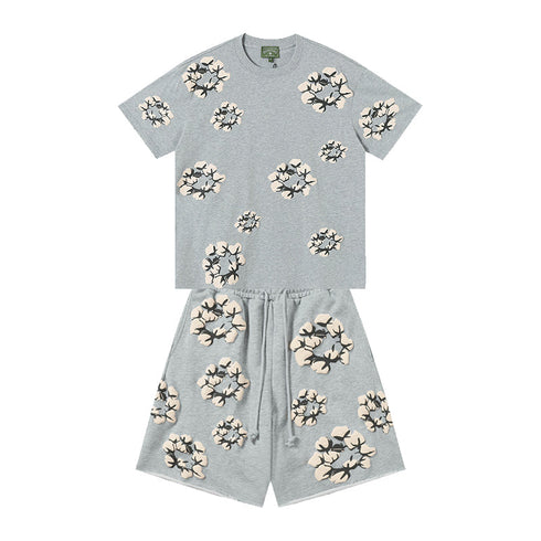 Denim Tears T-shirt & Shorts 2 Piece Set
