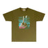 Gallery Dept T Shirt Retro Printed Loose Short-Sleeved Shirt