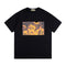 Denim Tears T-shirts Kapok Letter Portrait Short Sleeve T-shirt
