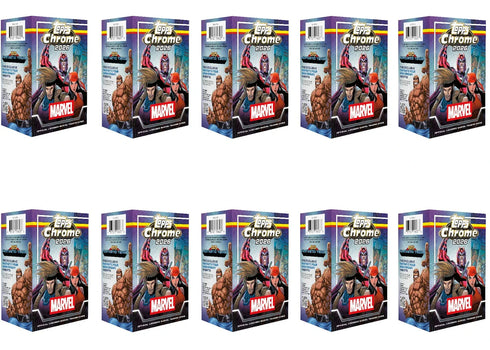2026 Topps Chrome Marvel Comics Value Box 10x Lot
