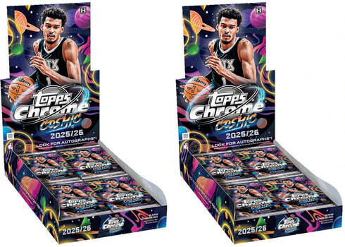 2025/26 Topps Cosmic Chrome Basketball Hobby Box 2x Lot