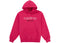 Supreme Classic Logo Hooded Sweatshirt Bright Fuchsia
