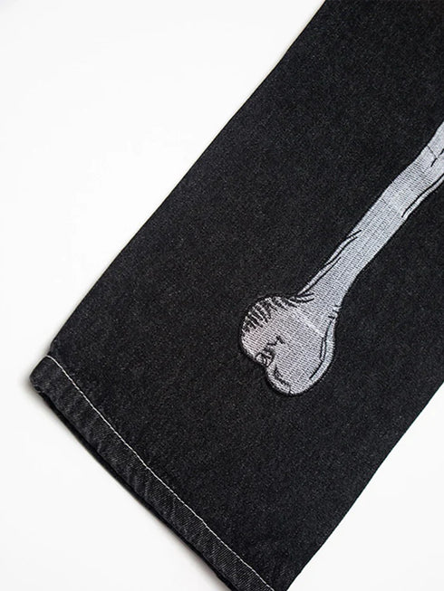 VVS Skull Hand Print Jeans