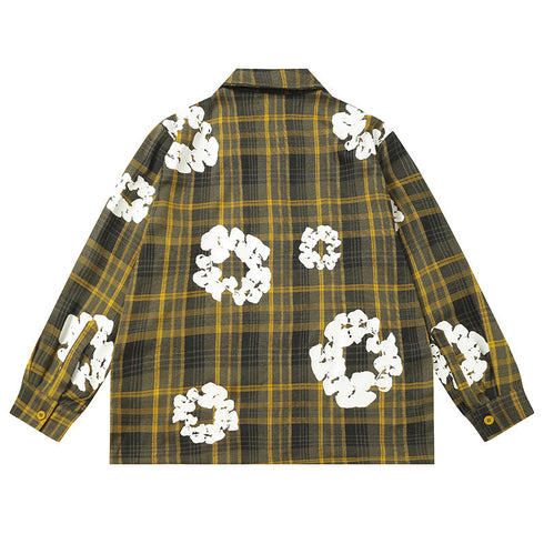 Denim Tears Shirt Kapok Plaid Long sleeve shirt