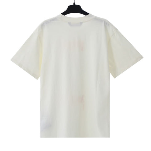 Palm Angels T-shirt Vintage Statue Stream Lacquer Foam Letter Short Sleeve T-shirt