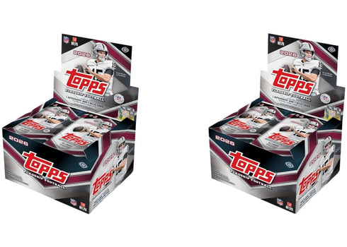 2026 Topps Flagship Football Jumbo Box 2x Lot